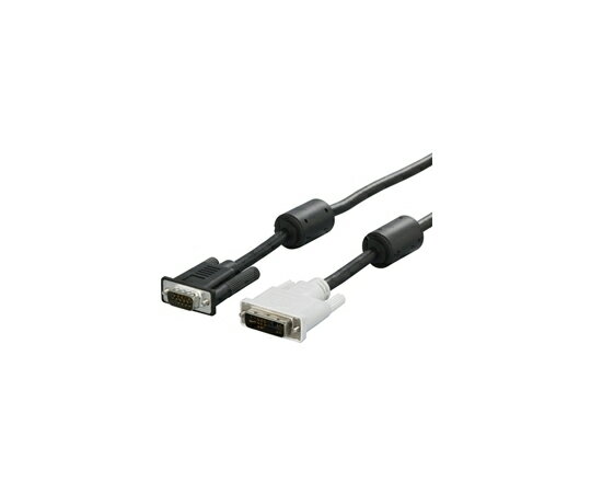 BUFFALO ディスプレイケーブル DVI-I：D-Sub15 フェライトコア付 1.5m 1本 BSDCDA15