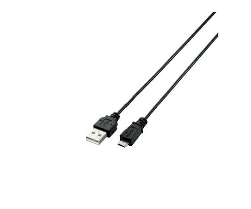 エレコム スマートフォン用microUSBケーブル スリム 0.5m ブラック 1パック MPA-AMBXLP05BK