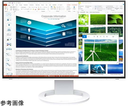 EIZO 液晶ディスプレイ 24.1型/1920×1200/HDMI、DisplayPort、USB Type-C/ホワイト/スピーカー：あり 1台 EV2485-WT