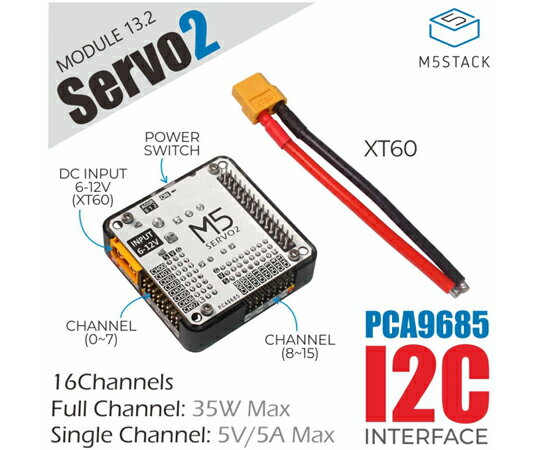 M5Stack M5StackServo2⥸塼16ͥ ܥɥ饤С 1 M5STACK-M014-B