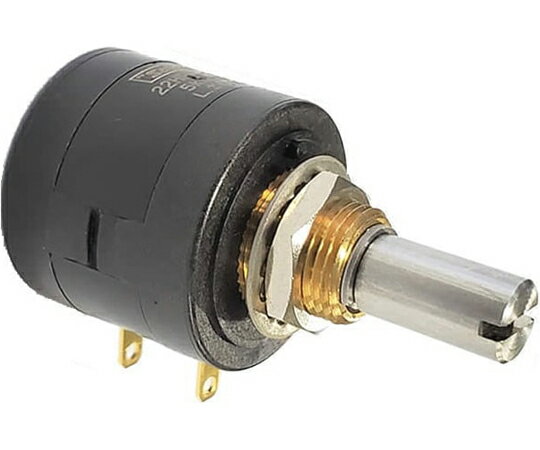 栄通信工業 ポテンショメータ（10回転型、5kΩ） 1個 22HPM-10-5K