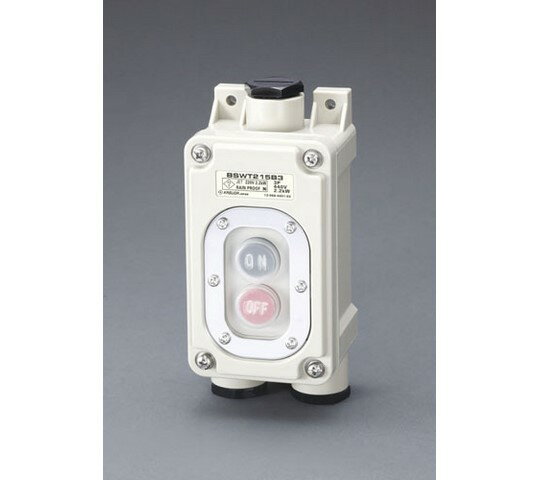 エスコ 30A/3P三相 押しボタン開閉器(強力防雨形) 1個 EA940DF-88