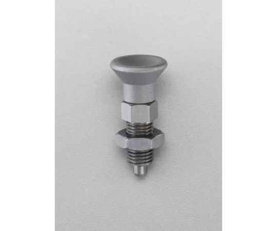 エスコ M 8x 4mm [ダブルナット]インデックスプランジャー 1個 EA948DD-81