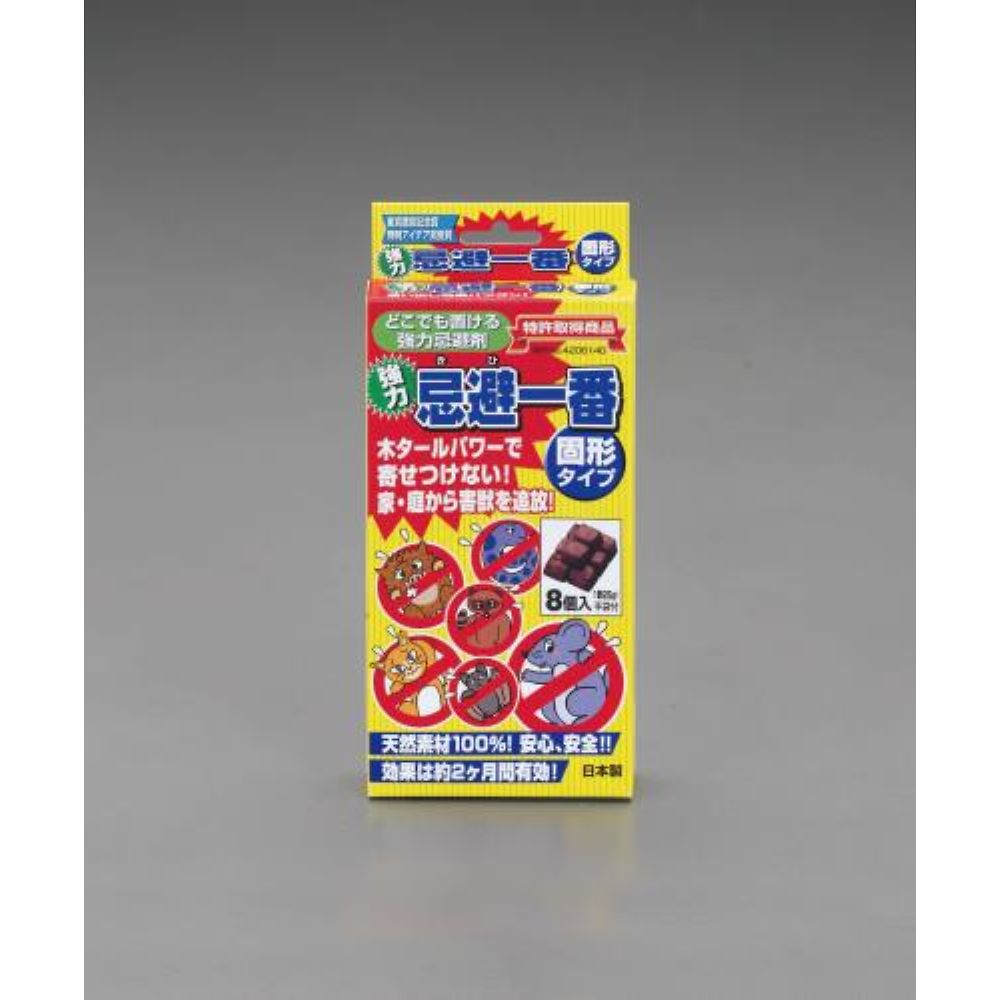 エスコ 25gx8個 忌避剤・強力 1箱 EA941-41