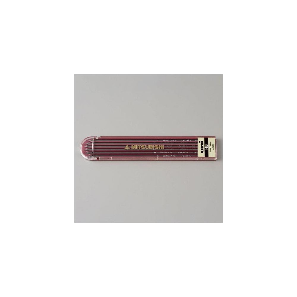 エスコ 2.0mm[2B]シャープペンシル替芯(6本) 1個 EA765MF-105