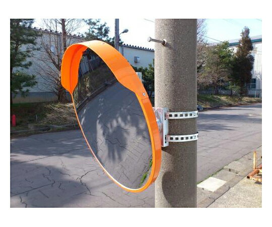 エスコ φ800mm 凸面ミラー(丸型・電柱用/アクリル製) 1個 EA724ZY-12