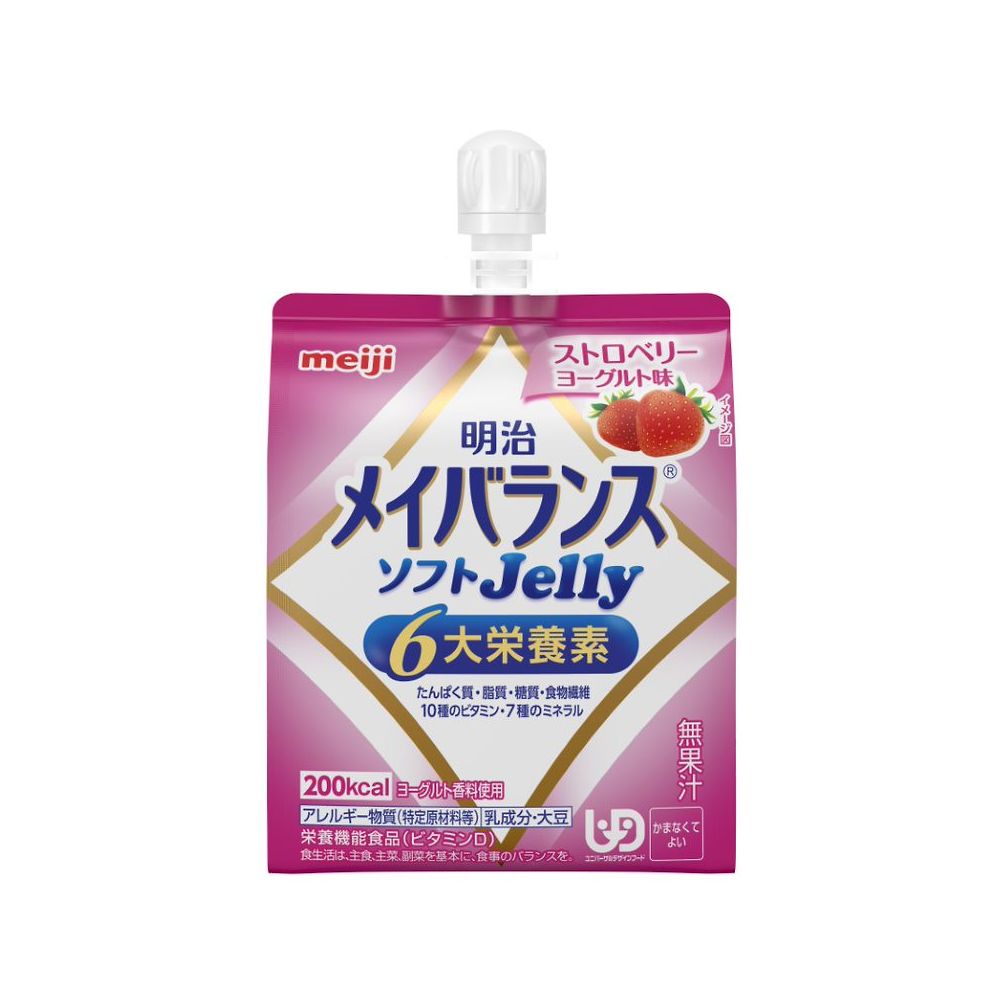 明治 メイバランスソフトJelly ストロベリーヨーグルト味 36本入 1ケース(36本入) 【軽減税率】