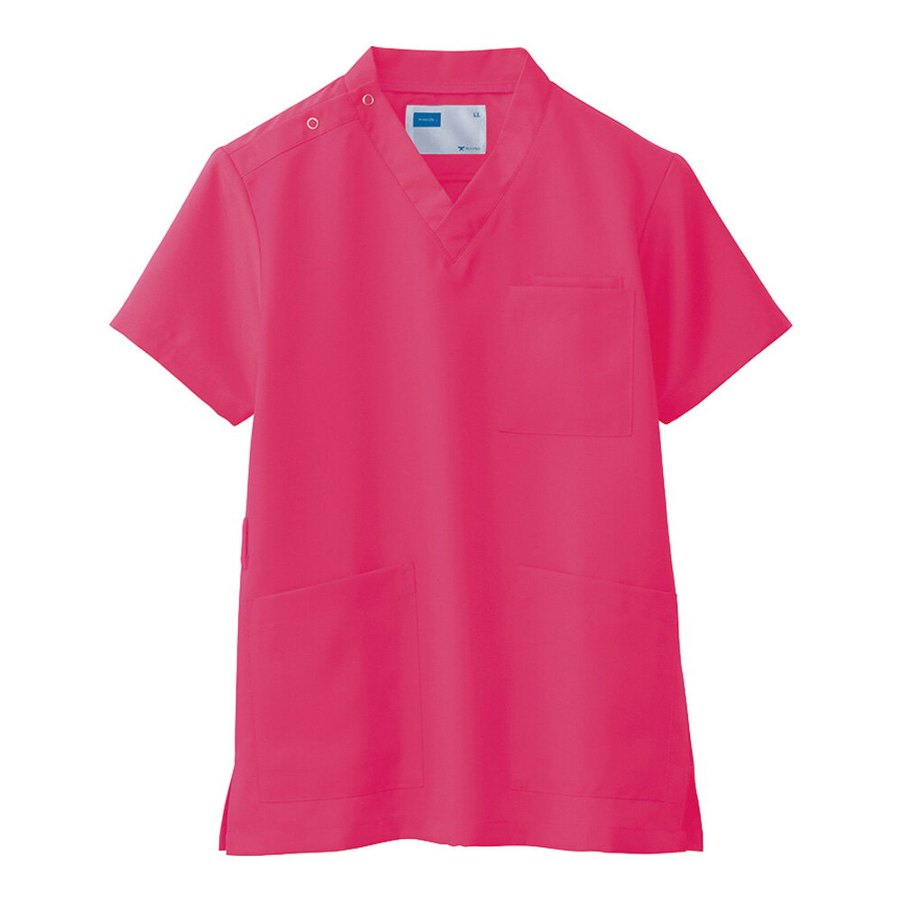 自重堂 スクラブ（男女兼用） ストロベリーピンク 4L 1枚 WH11485C-064