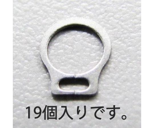 エスコ 6mm 軸用スナップリング(ステンレス製/19個) 1pk EA949PA-406