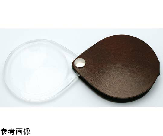 商品名:エッシェンバッハ ハンディルーペ 3.5× 60mm径 ブラウン 1個 1740460●携帯用ルーペ。独自開発PXM光学樹脂レンズなので、明るくはっきりとした拡大像が得られます。レンズがケースに収納されるので、傷がつきにくく携帯に便利です。汚れの付きにくいレザーケース。●サイズ：レンズ／60mm径、本体／82×67×16mm、45g●材質：レンズ／P×M光学樹脂、ケース／リサイクルレザー●倍率：3.5倍