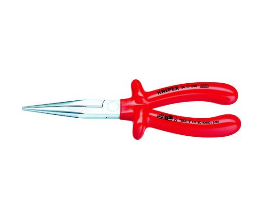 KNIPEX 絶縁1000V先長ラジオペンチ 200mm 1丁 2617-200