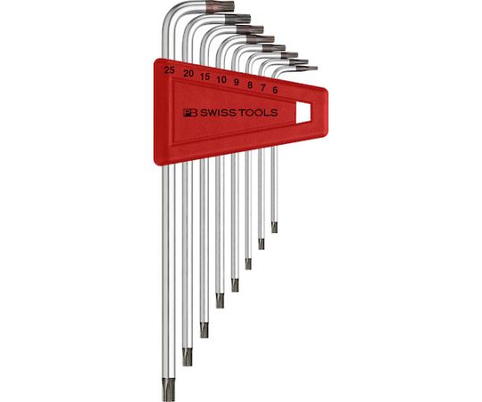 PBスイスツールズ L型いじり止めヘクスローブレンチ 1セット（8本入） 1セット(8本入) 411BH6-25