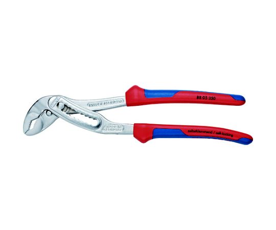 KNIPEX ウォーターポンププライヤー アリゲーター コンフォートハンドル 250mm 1丁 8805-250