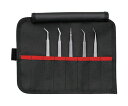 KNIPEX 精密SМDピンセット5本組セット 1セット(5本入) 9200-03(4)