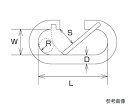 水本機械製作所 O型フック 線径5mm 1個 A-1943