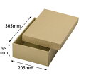 ヤマニパッケージ 贈答箱 ナチュラルBOX12号 ヒモ無 100枚 1ケース(100枚入) 16-16N