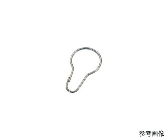水本機械製作所 ステンレス カーテンフック 線径2.2mm長さ62mm 1個 KH-20