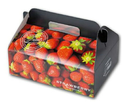 ヤマニパッケージ 青果・農産容器 ストロベリー 300g×2P 200枚 1ケース(200枚入) L-2481