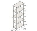 イトーキ／ITOKI 軽量棚 ERR開放型 H240