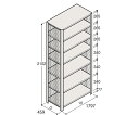 イトーキ／ITOKI 軽量棚 ERR金網型 H210