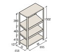 イトーキ／ITOKI 軽量棚 ERR傾斜型 H150