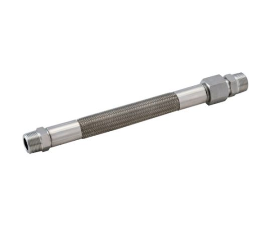 テクノフレックス フッ素樹脂プライアブルホース 6角ニップル+袋ナット・オスアダプター SUS304 1本 T6..