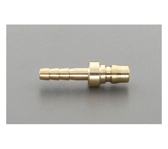 エスコ 8.0mm タケノコ型プラグ(中圧用/真鍮) 1個 EA140AK-2