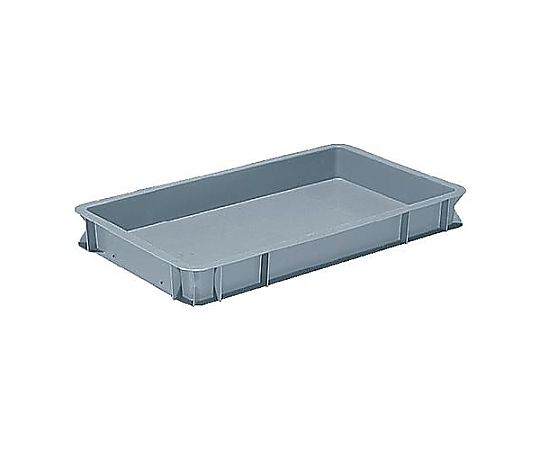 エスコ 606x369x 75mm/11.4L コンテナ(グレー) 1個 EA506AF-15