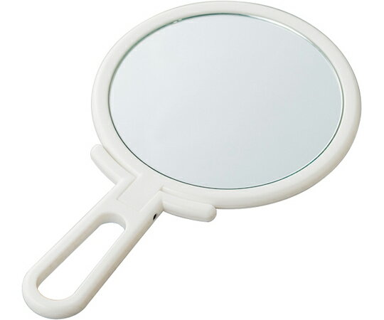 堀内鏡工業 ハイパービュー スタンド&ハンドミラー ホワイト 1個 HV-003WH