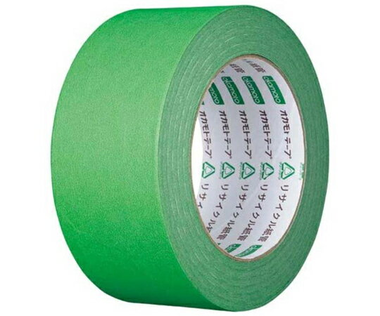 オカモト クラフトカラーテープ #224WC 38×50m 緑色 60巻入 1箱(60巻入)