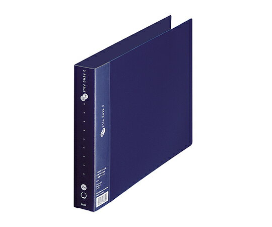 プラス 2リングファイル スーパーエコノミー A4 210枚綴じ 1個 FC-111RF NV