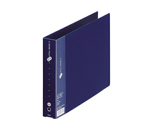 プラス 2リングファイル スーパーエコノミー B5 210枚綴じ 1個 FC-131RF NV