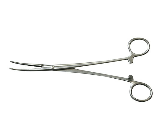 荒川製作所 痔瘻用ケリー剥離鉗子　先細弱弯 1個 BF-18711