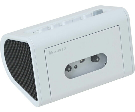 東芝 AUREX カセット付きBluetoothスピーカー ホワイト白小窓タイプ 1台 AX-R10
