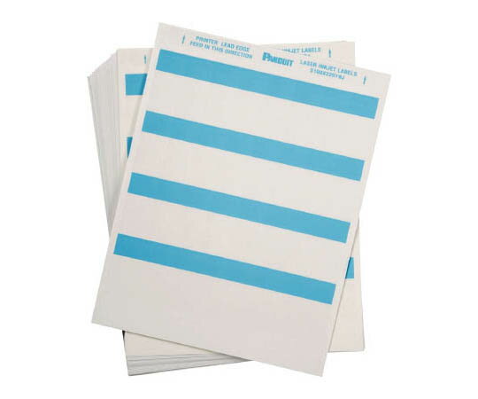 パンドウイットコーポレーション レーザープリンタ用セルフラミネートラベル 青 1箱（2500枚入） S100X150YBJ