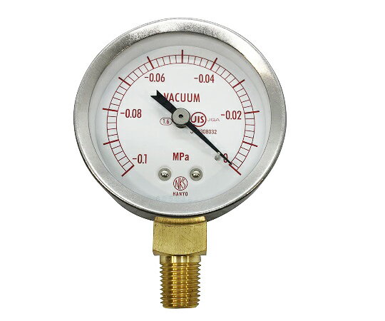 アズワンカタログ製品 真空メーター真空デシケーター用 英語版校正証明書付 1086*0