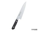 アズワンカタログ製品 ミソノ 牛刀240mm ツバ付モリブデン No.513(4)
