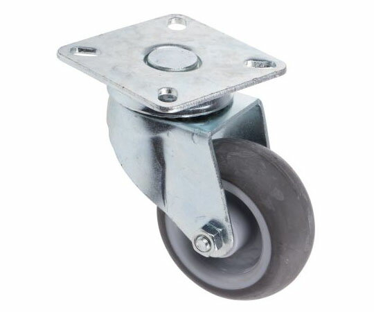RS　Pro スイベルキャスター　タイヤ材　ゴム　取付けプレートサイズ　59　x　59mm 289-2839