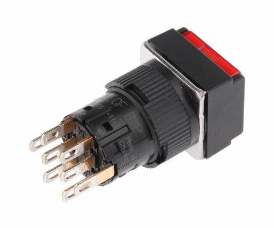 シュナイダーエレクトリック 照光式押しボタンスイッチ　Harmony　XB6シリーズ　16mm　赤 XB6ECF4B2P