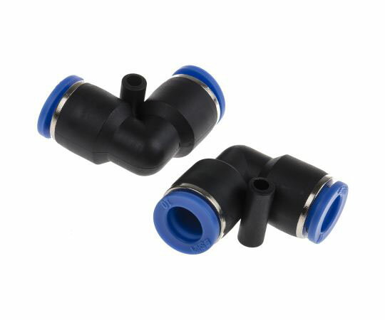 RS　Pro エルボ形チューブ継手 プッシュイン A 10mm B 10mm 1袋（10個入） 916-0895
