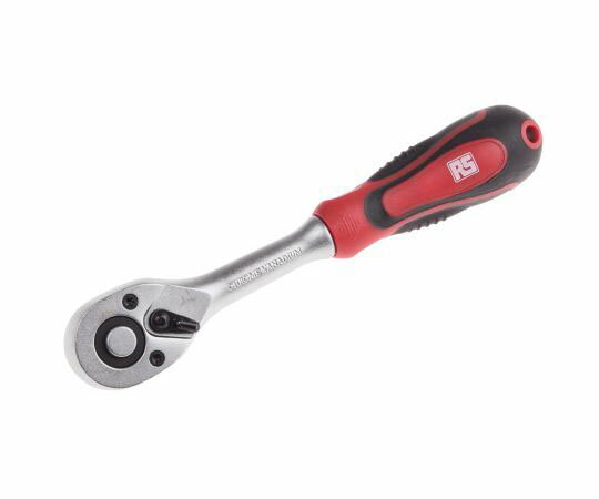 RS　Pro ラチェットソケットレンチ　1/4インチ　クロームバナジウム鋼 912-5404