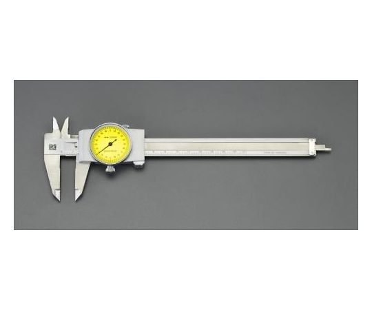 エスコ ノギス（ダイアル付） 150mm 英語版校正証明書付 EA725C-20