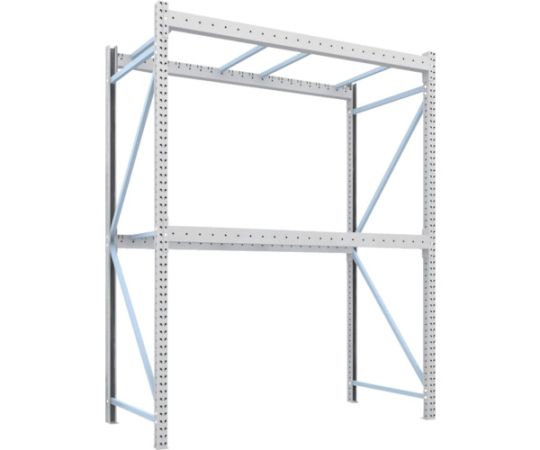 【大型品別途送料】 トラスコ中山 パレットラック1トン2300X1100XH3000 2段 単体 1D-30B23-11-2