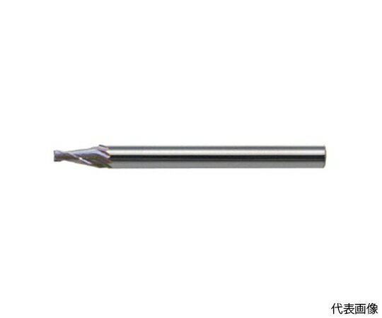 ユニオンツール 超硬エンドミル　テーパ　φ2.5×片角　15° CCTE202530