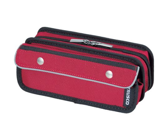 トラスコ中山 ペンケース　レッド TC-PC-R