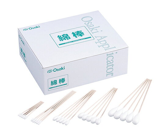 オオサキメディカル オオサキ綿棒　0475　4mm　（綿直径）　75mm　（軸長）　100本入×20袋 33100