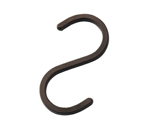 ストア・エキスプレス スチール製ディスプレー用フック スクエアタイプ ブラック 1セット（5個入） 61-..