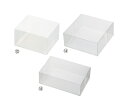 ストア・エキスプレス クリアボックス(ワンタッチ組立式) 18×12×6 1セット(10枚入) 61-549-82-22