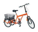 トラスコ中山 災害時用ノーパンク三輪自転車 ハザードランナートライ THR5503
