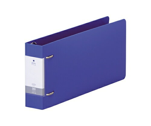 LIHITLAB リクエスト D型リングファイル 8青 G2239 G2239-8